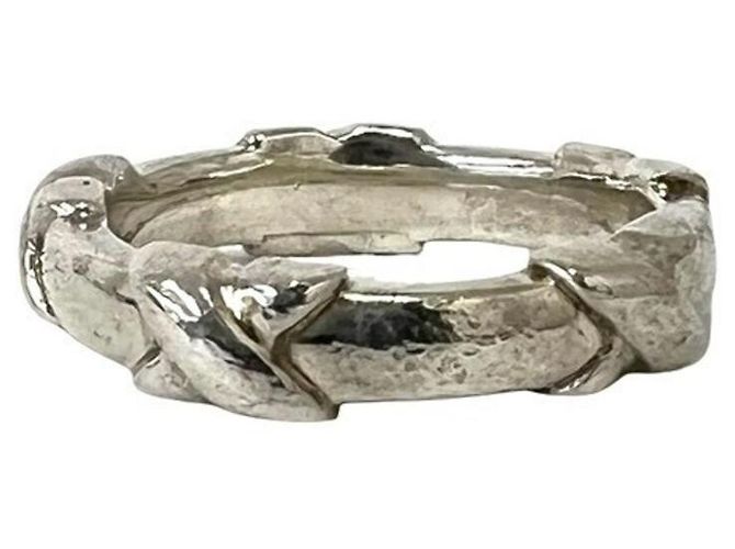 Tiffany & Co Anello Croce Tiffany Vintage Signature Argento - vista 4