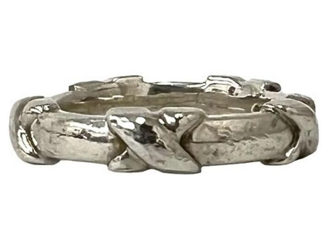 Tiffany & Co Anello Croce Tiffany Vintage Signature Argento - vista 6