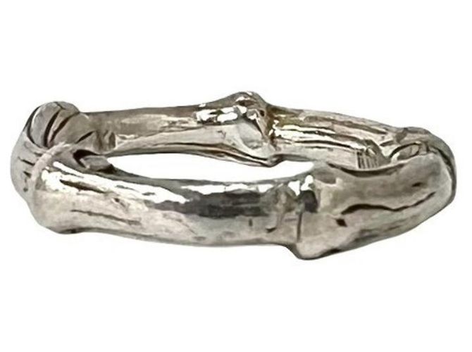 Tiffany & Co Tiffany Vintage Bamboo Band Ring Silber - Ansicht 4