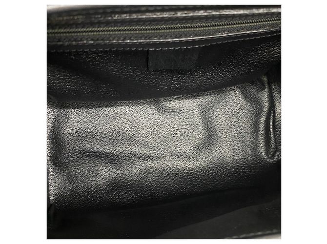 Triomphe Céline Borsa a mano Mini Boston Celine Macadam Blazon Pattern Marrone Nero - vista 9