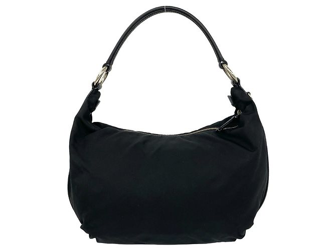 Saffiano Borsa Prada Semi One Shoulder in Nero - vista 3