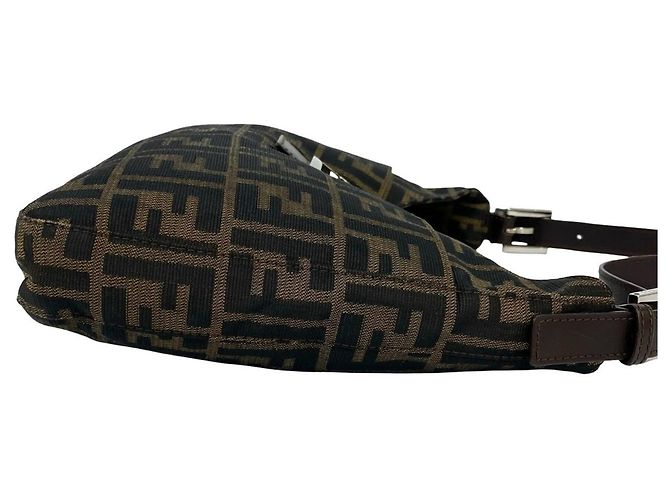 Fendi Vintage Zucca FF Pattern Handtasche Braun - Ansicht 6