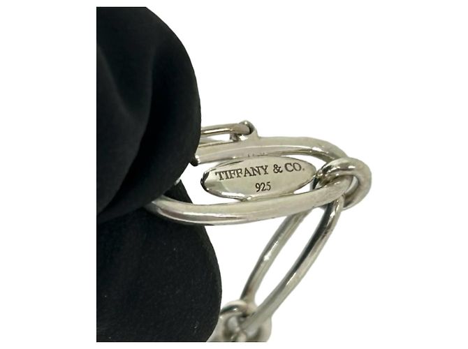 Tiffany & Co Bracciale Tiffany Vintage Elsa Peretti Round Tag Argento - vista 3