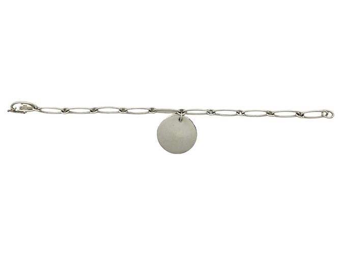 Tiffany & Co Bracciale Tiffany Vintage Elsa Peretti Round Tag Argento - vista 6