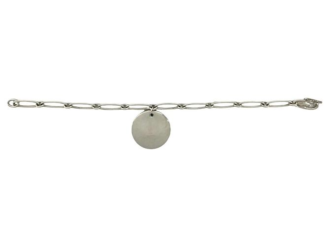 Tiffany & Co Bracciale Tiffany Vintage Elsa Peretti Round Tag Argento - vista 7