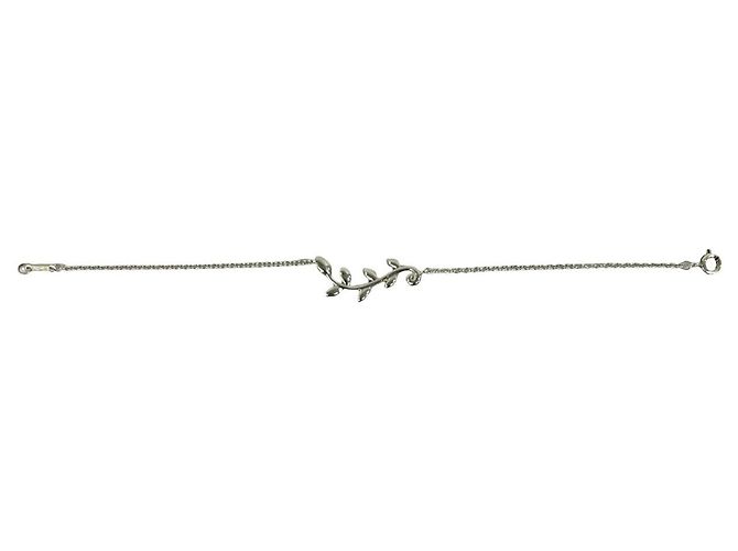 Tiffany & Co Bracciale Tiffany Vintage Leaf Argento - vista 7