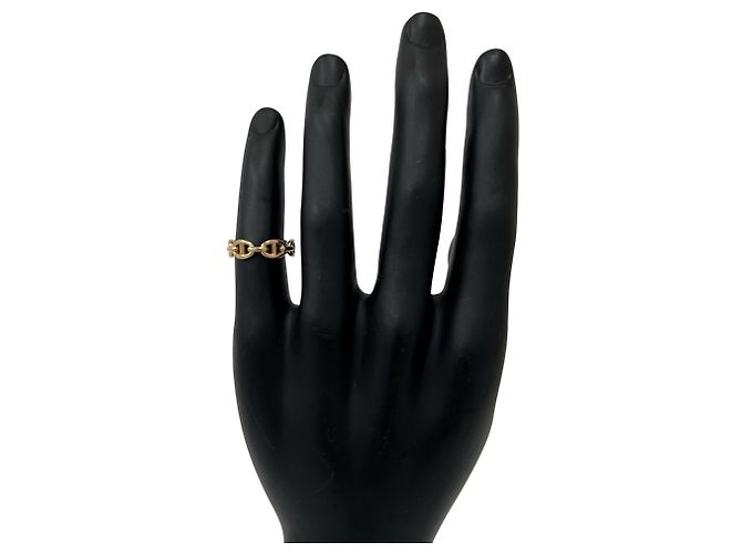 Ring Hermès Anello Hermes Enchainée PM in oro rosa 18K D'oro - vista 2