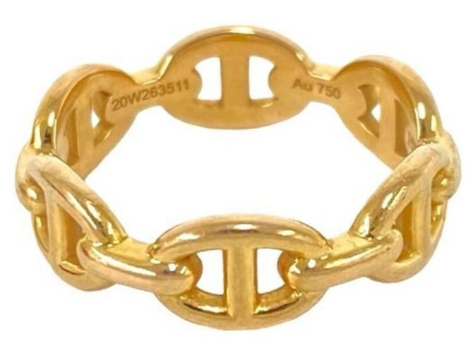Ring Hermès Anello Hermes Enchainée PM in oro rosa 18K D'oro - vista 4
