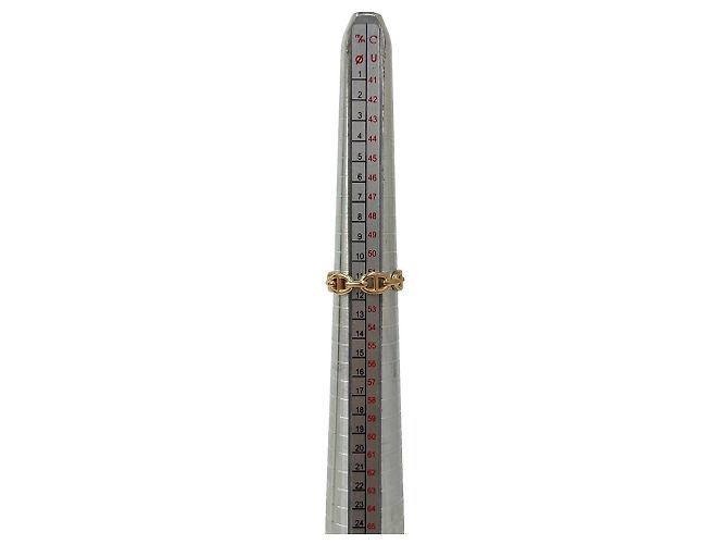 Ring Hermès Anello Hermes Enchainée PM in oro rosa 18K D'oro - vista 7