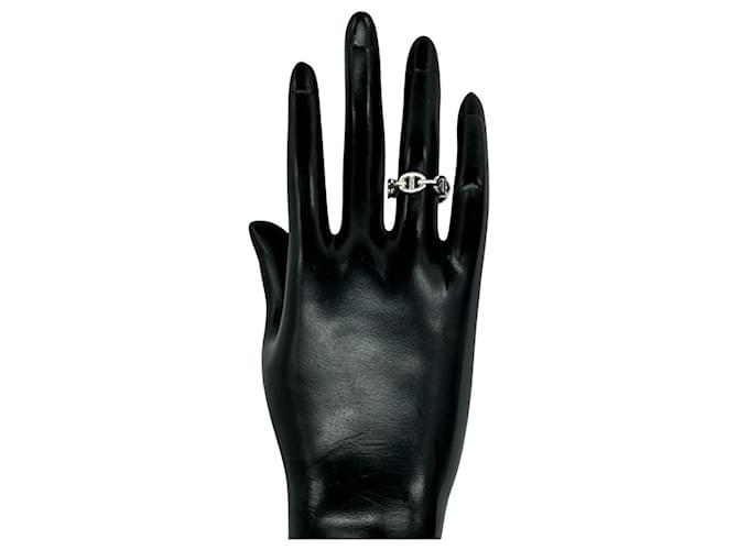 Hermès Hermes Enchainée PM Bandring Silber - Ansicht 2
