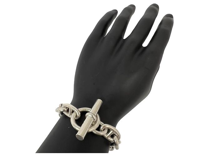 Hermès Bracciale con Charms Hermes Chaine d'Ancre GM 13-Link Argento - vista 2