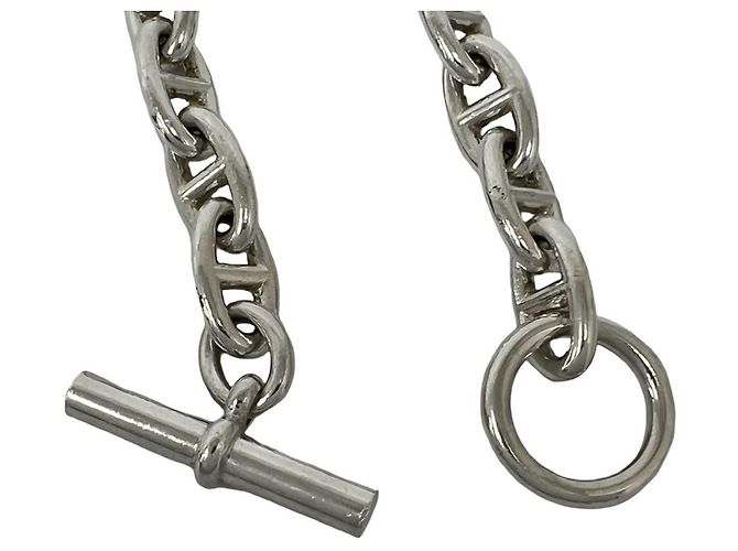 Hermès Bracciale con Charms Hermes Chaine d'Ancre GM 13-Link Argento - vista 4