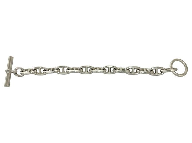 Hermès Bracciale con Charms Hermes Chaine d'Ancre GM 13-Link Argento - vista 6