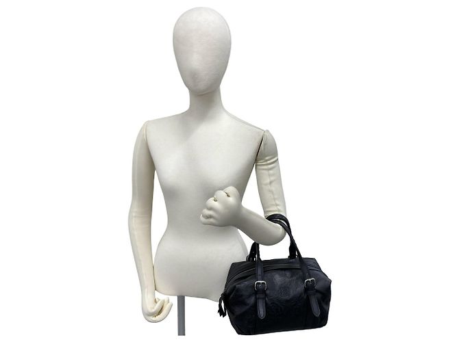 Borsa Loewe Canella Mini Boston Bag Nero - vista 2