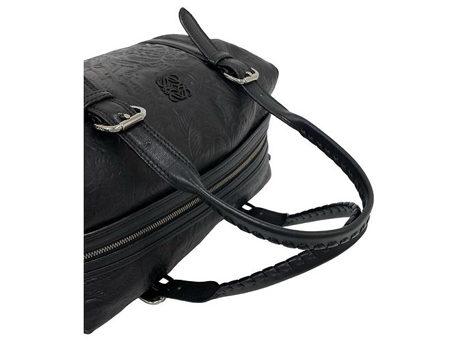 Borsa Loewe Canella Mini Boston Bag Nero - vista 4