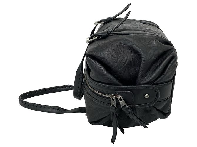 Borsa Loewe Canella Mini Boston Bag Nero - vista 5