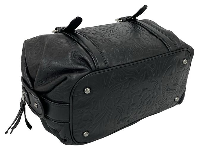 Borsa Loewe Canella Mini Boston Bag Nero - vista 7