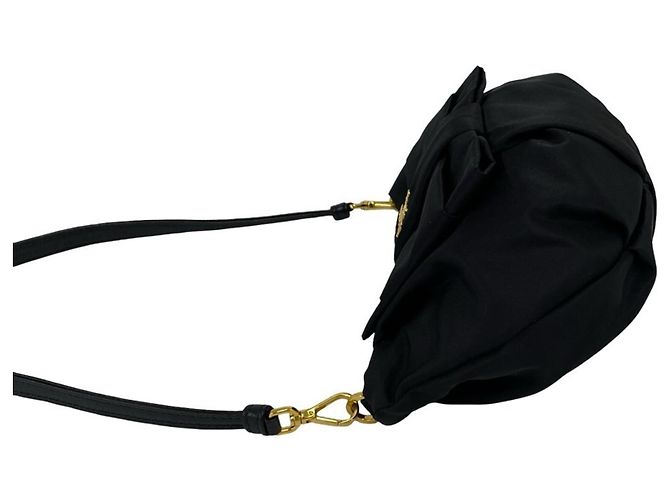 Ribbon Mini borsa a mano Prada nera Nero - vista 5