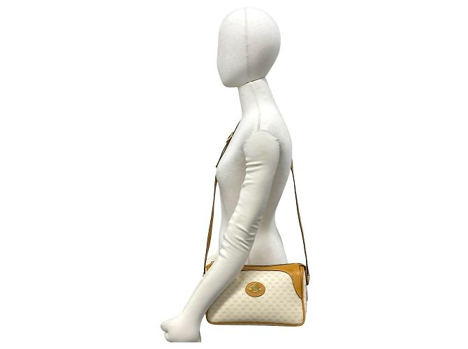 Borsa a tracolla Gucci Old Micro GG Logo Pattern Marrone Crudo - vista 2