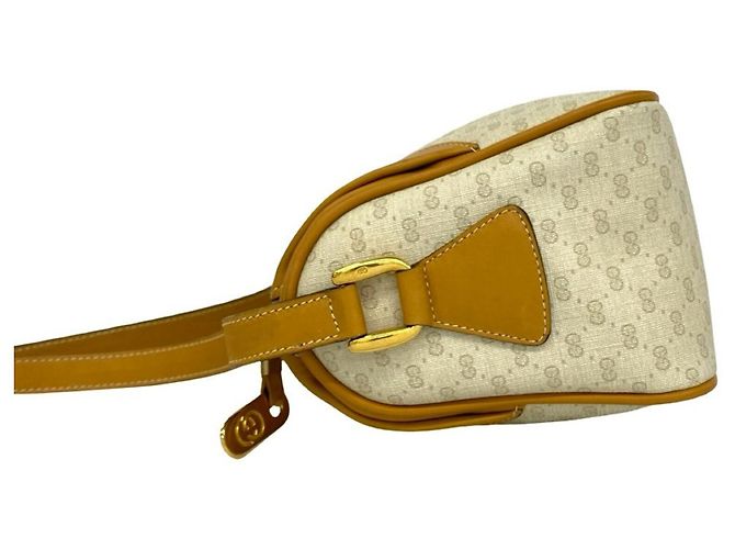 Borsa a tracolla Gucci Old Micro GG Logo Pattern Marrone Crudo - vista 5