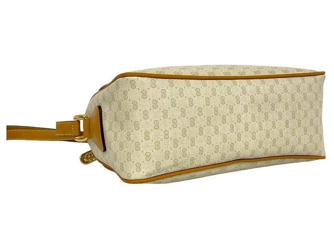 Borsa a tracolla Gucci Old Micro GG Logo Pattern Marrone Crudo - vista 7