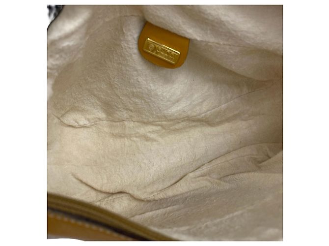 Borsa a tracolla Gucci Old Micro GG Logo Pattern Marrone Crudo - vista 9