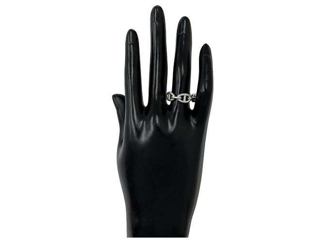 Ring Hermès Anello Hermes Enchainée in Argento 925 - vista 2