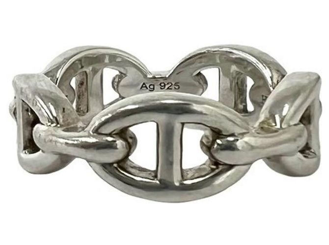 Ring Hermès Anello Hermes Enchainée in Argento 925 - vista 4