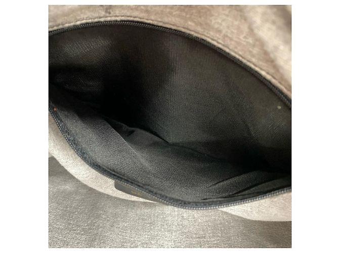 GUCCI Old Bamboo Leder 2-way Schultertasche Schwarz - Ansicht 10
