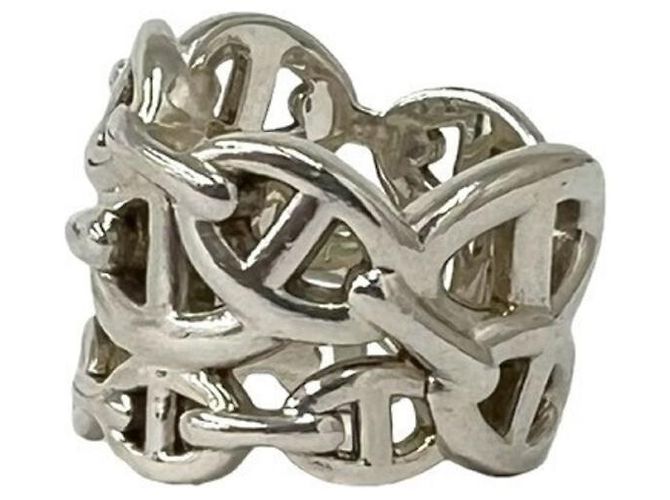 Ring Hermès Anello Hermes Enchainée GM in Argento 925 - vista 4