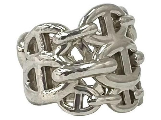 Ring Hermès Anello Hermes Enchainée GM in Argento 925 - vista 5