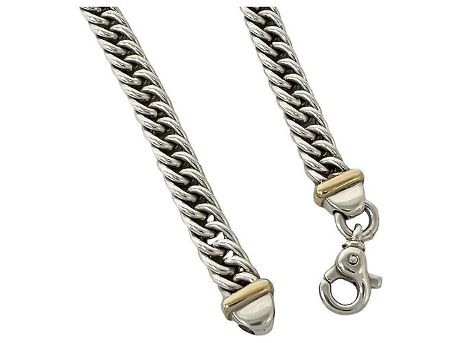 Tiffany & Co Collana a catena intrecciata Tiffany Argento D'oro - vista 5