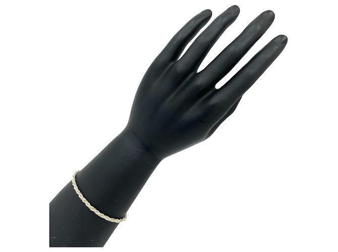 Tiffany & Co Bracciale Tiffany Vintage Twist Rope Argento D'oro - vista 2