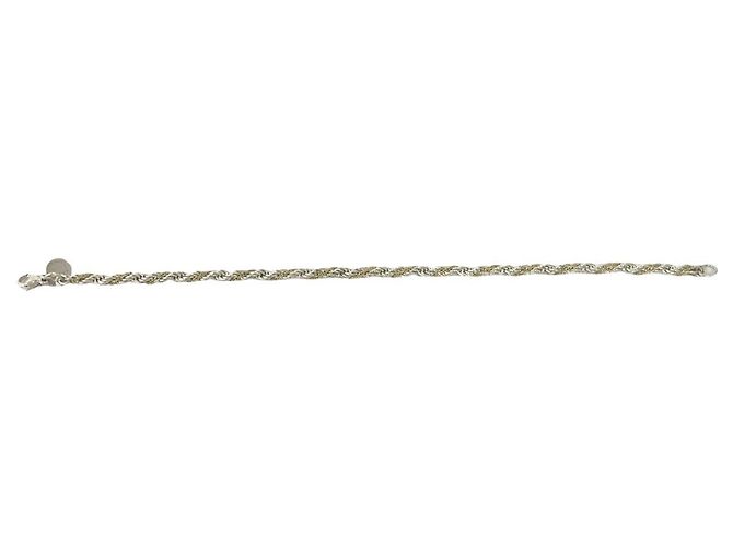 Tiffany & Co Bracciale Tiffany Vintage Twist Rope Argento D'oro - vista 6