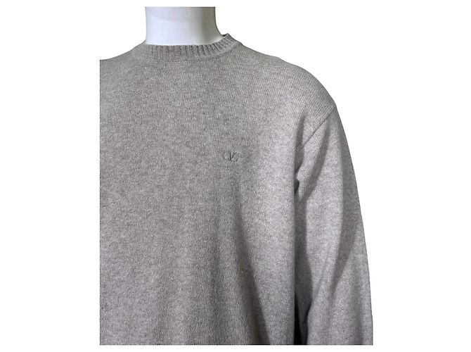 Valentino Jeans Rundhals-Pullover Beige - Ansicht 2