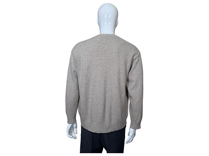 Valentino Jeans Rundhals-Pullover Beige - Ansicht 4