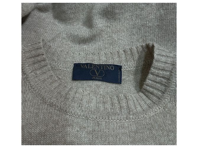 Valentino Jeans Rundhals-Pullover Beige - Ansicht 5
