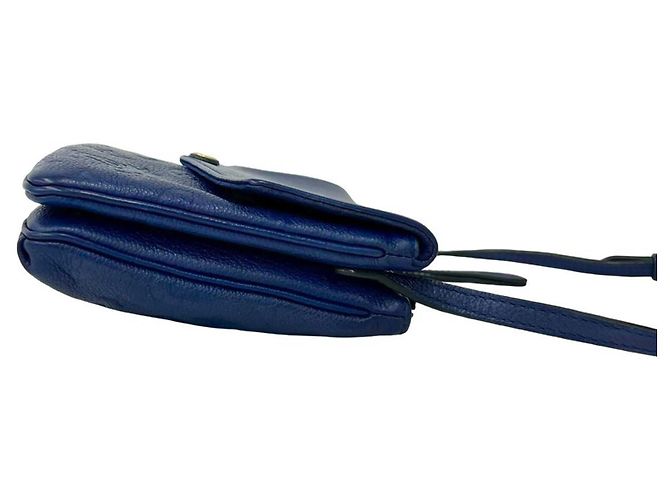 Borsa a tracolla Louis Vuitton Twice Monogram Empreinte Leather Blu - vista 6