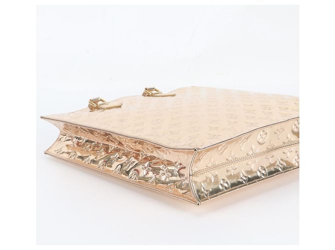 Louis Vuitton Monogram Miroir Sac Plat Tote Bag D'oro - vista 5