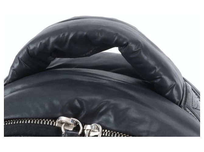 Zaino Chanel Coco Cocoon in pelle e nylon Nero - vista 2