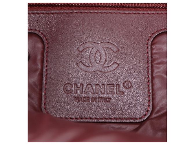 Zaino Chanel Coco Cocoon in pelle e nylon Nero - vista 8