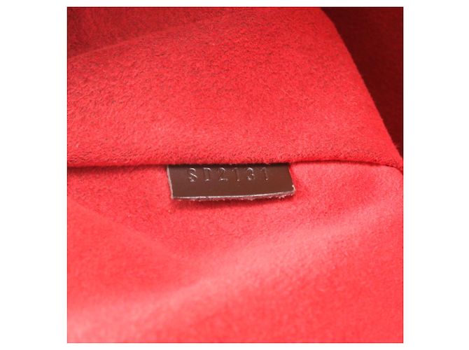 Borsa a tracolla Louis Vuitton Damier Evora MM Marrone - vista 10