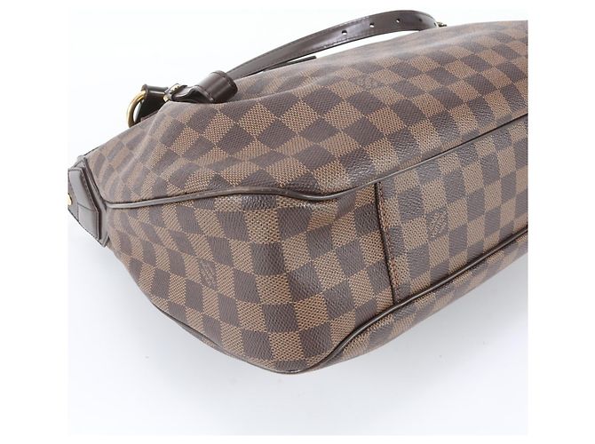 Borsa a tracolla Louis Vuitton Damier Evora MM Marrone - vista 5