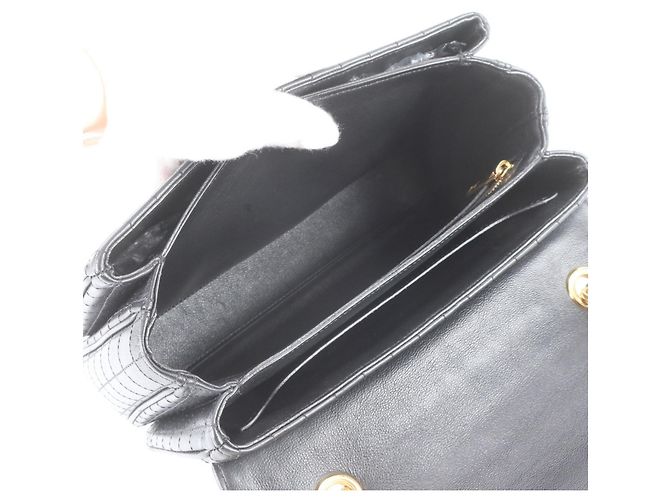 Céline Borsa a tracolla 2-Way in pelle matelassé Celine C Medium Nero - vista 8