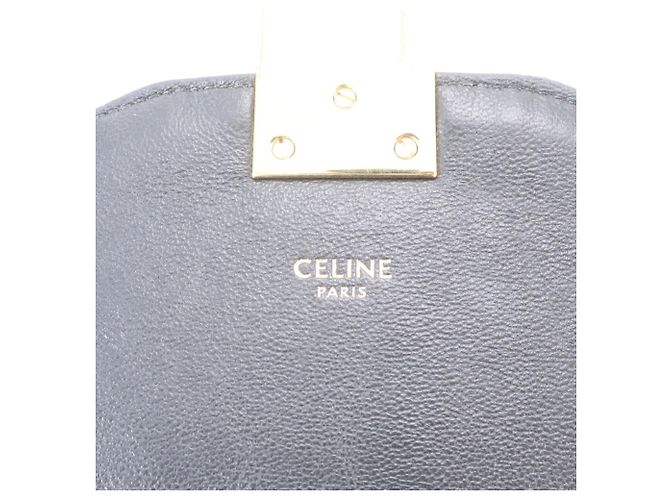 Céline Borsa a tracolla 2-Way in pelle matelassé Celine C Medium Nero - vista 9