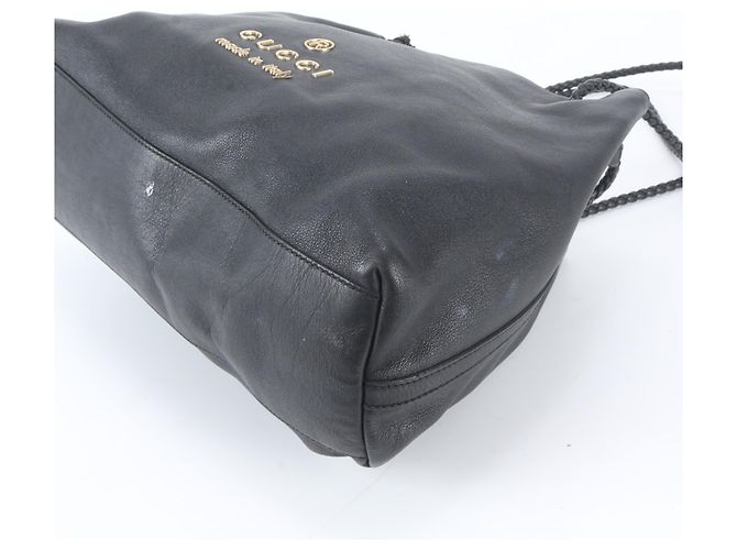 Gucci Leder-Tote-Bag Schwarz - Ansicht 4