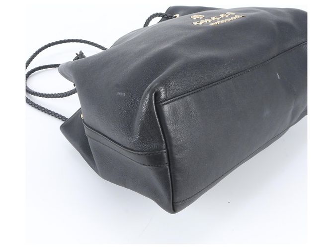 Gucci Leder-Tote-Bag Schwarz - Ansicht 5