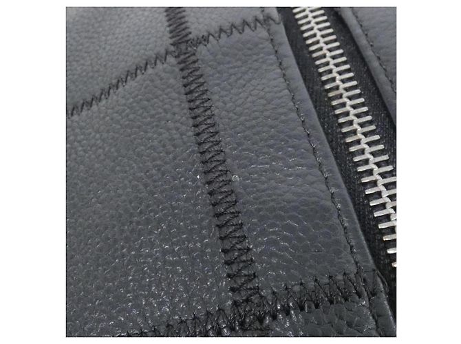 Borsa Chanel 24184 in pelle di vitello grana nera Nero - vista 4