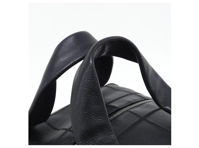 Borsa Chanel 24184 in pelle di vitello grana nera Nero - vista 5