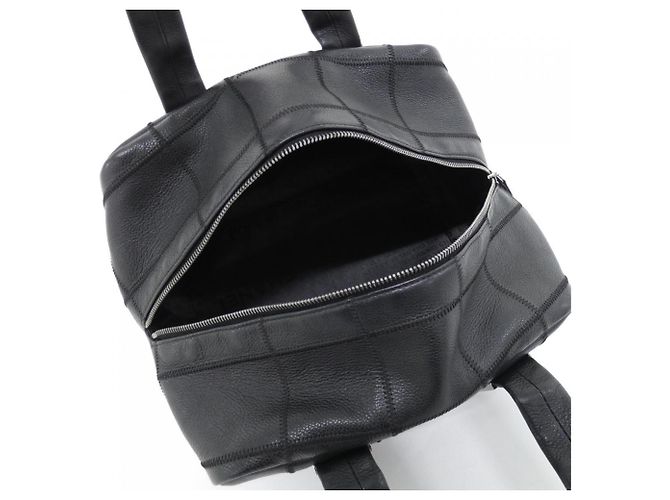 Borsa Chanel 24184 in pelle di vitello grana nera Nero - vista 6